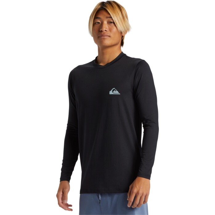 2024 Quiksilver Mens Everyday Surf Long Sleeve Tee AQYWR03154 - Black